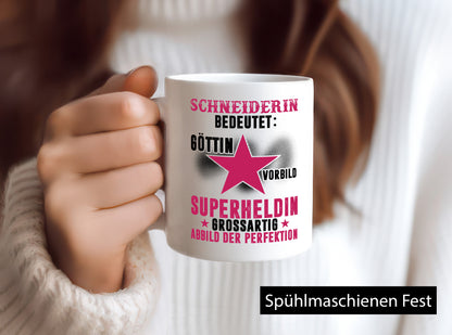 Bedeutung von Schneiderin | Beruf Schneiderei lustiger Spruch Geschenk Arbeit