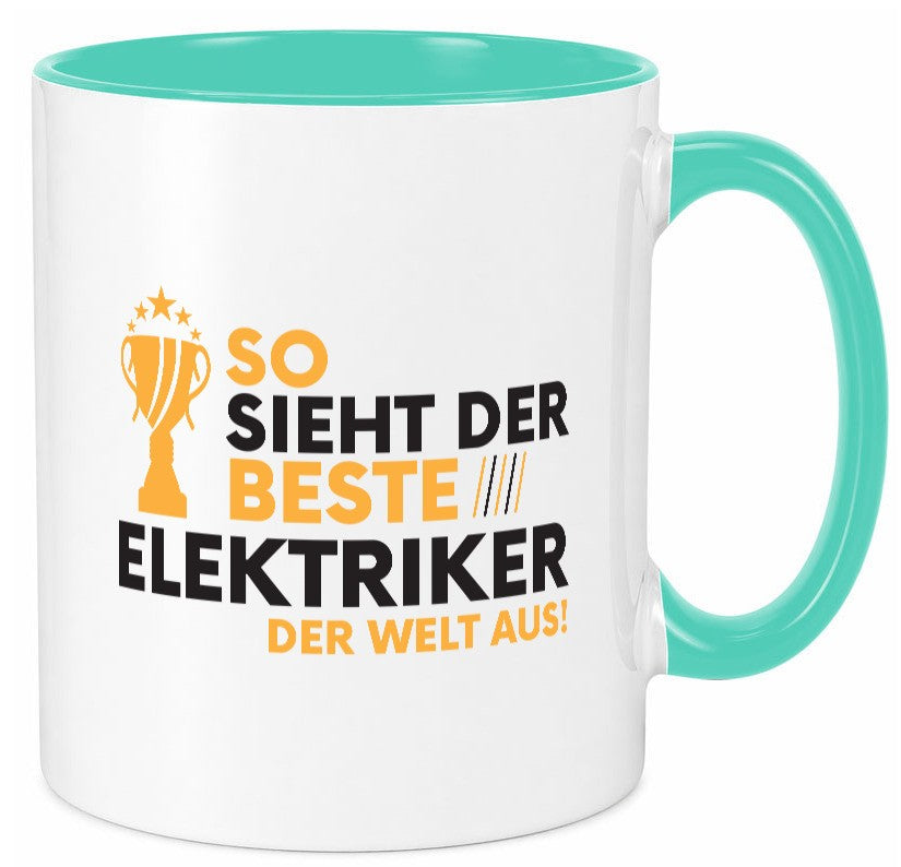 Der Weltbeste Elektriker | Elektronik Elektrotechnik lustiger Spruch Geschenk Tasse