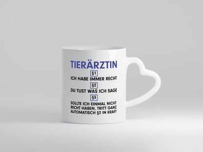 Ich habe immer Recht Tierärztin | Mediziner Tiermedizin v2 lustig Tierliebhaber