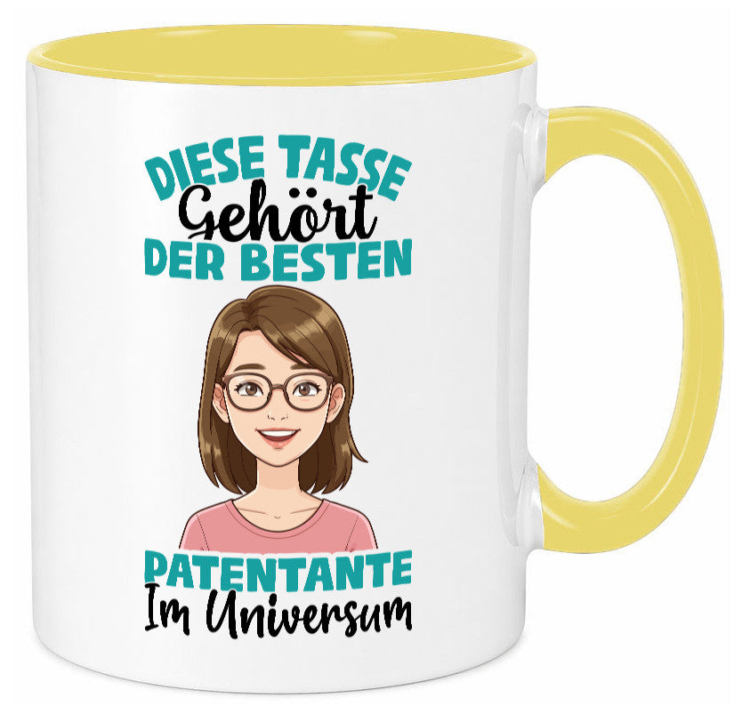 Im Universum: Patentante | Beste Tante Geschenk Humor Geschenkidee lustiger Tasse