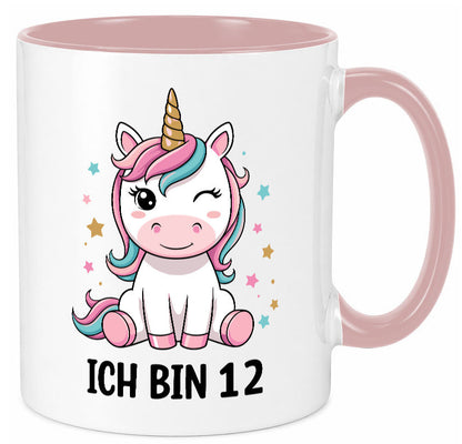 12. Geburtstag | 12 Jahre Einhorn Mädchen lustig Geschenkidee Geschenk Tasse