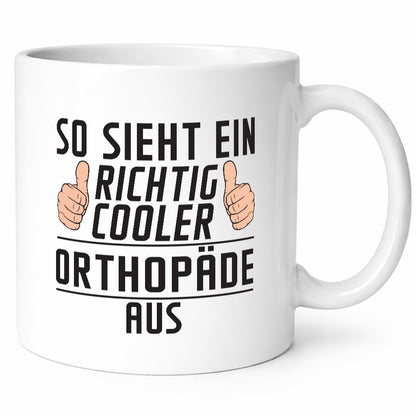 Richtig Cooler Orthopäde | Orthopädie lustig Humor Geschenkidee Geschenk Tasse