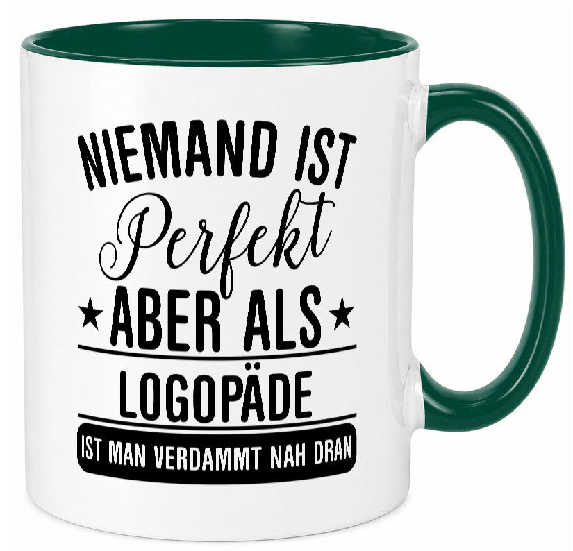 Verdammt nah dran: Logopäde | Sprachtherapie lustig Humor Geschenkidee Geschenk
