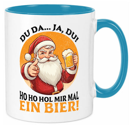 Hol mir mal ein Bier | Ugly Christmas Santa lustig Humor Geschenkidee Geschenk