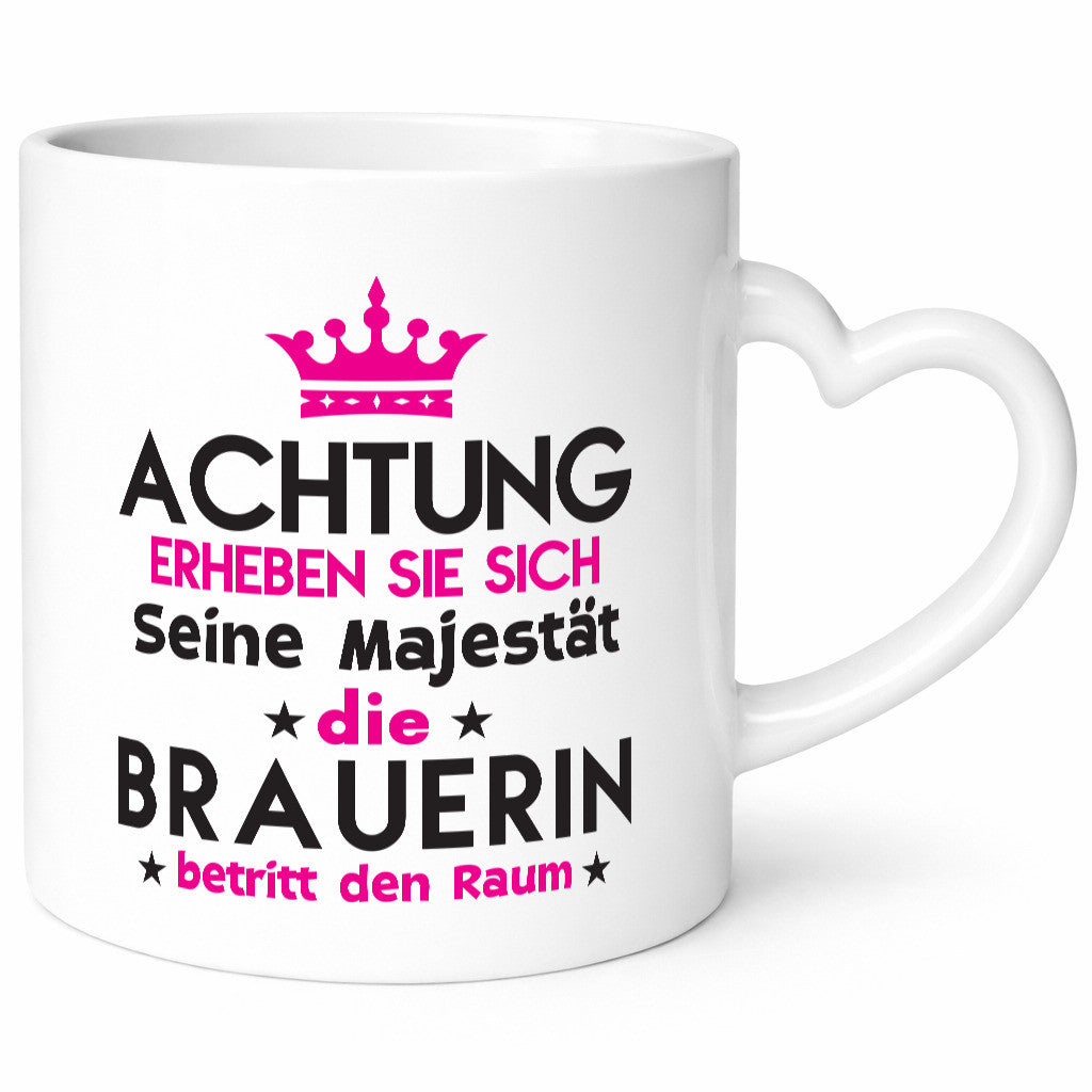 Seine Majestät Brauerin | Bier Brauerei lustig Humor Geschenkidee Geschenk Tasse