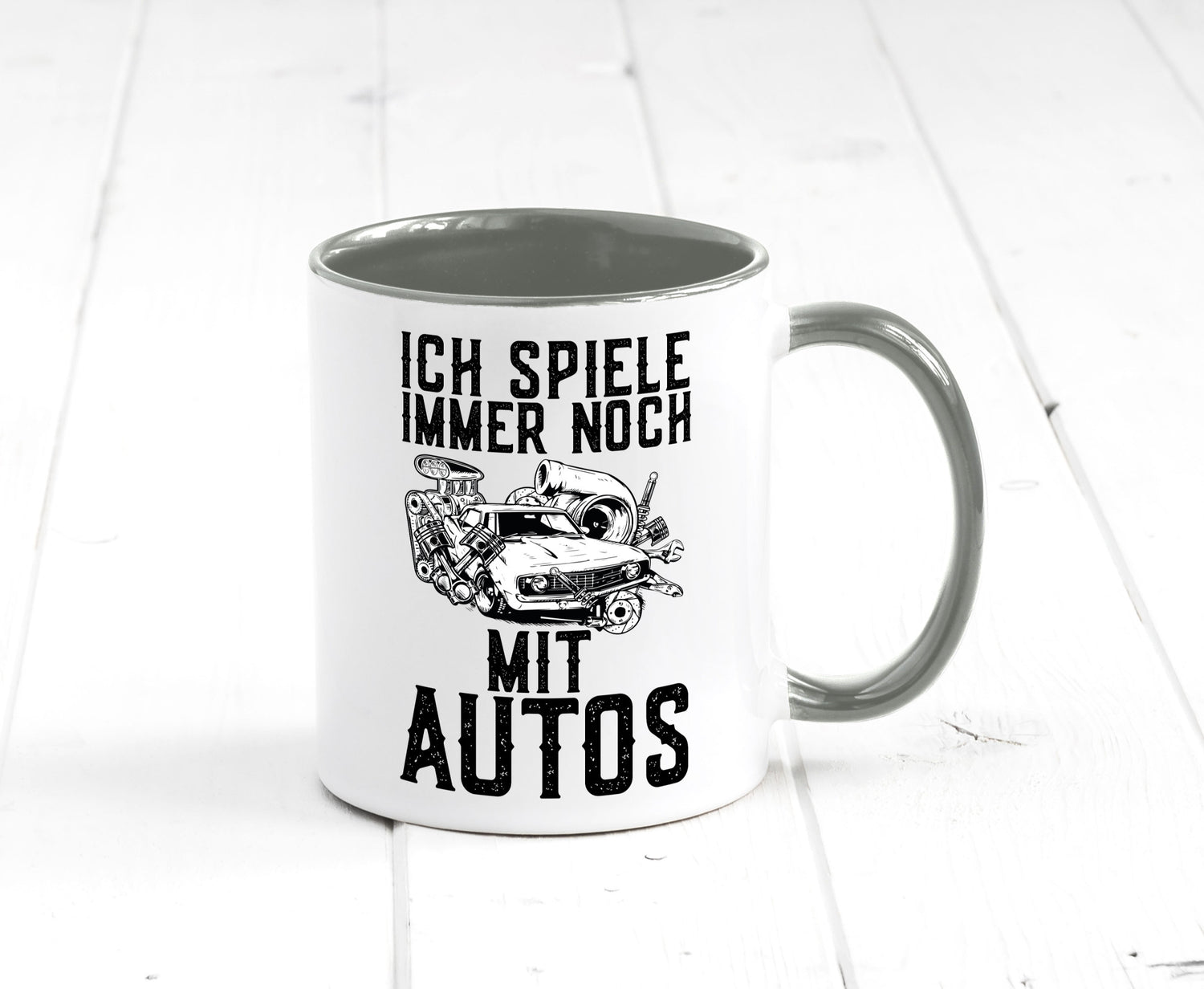Spiele noch mit Autos | Werkstatt Werkzeug Mechaniker lustiger Spruch Geschenk