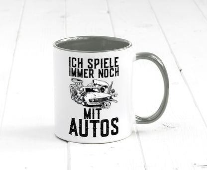Spiele noch mit Autos | Werkstatt Werkzeug Mechaniker lustiger Spruch Geschenk