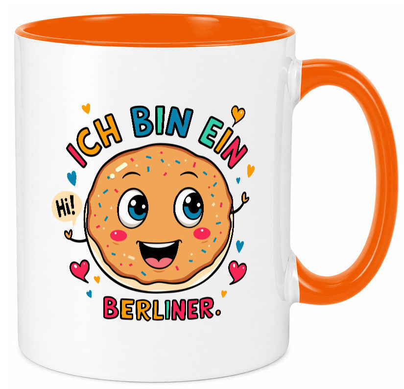 Ich bin ein Berliner | Krapfen Pfannkuchen Humor Geschenkidee Tasse