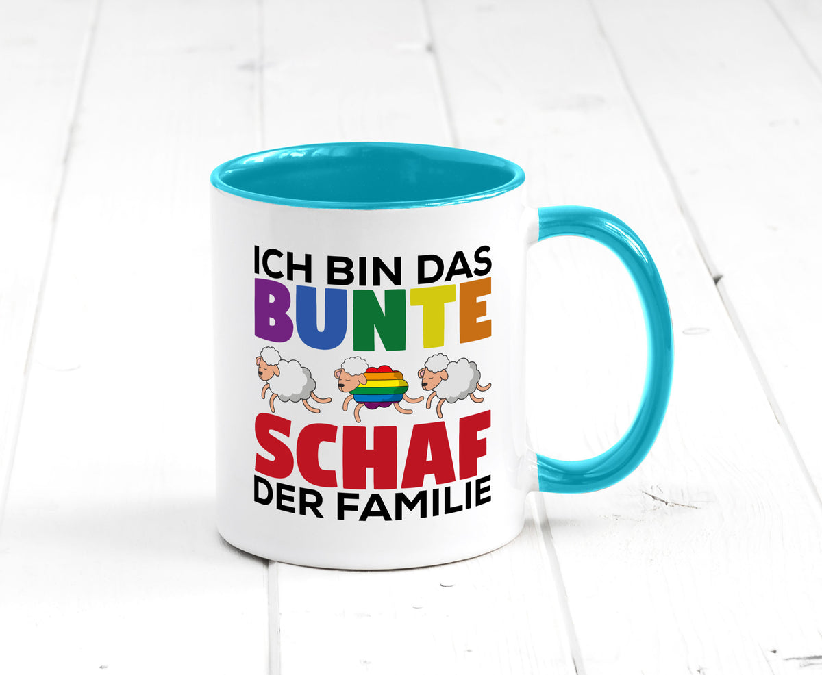 LGBTQ+ Tasse | Buntes Schaf Regenbogen Humor Geschenkidee