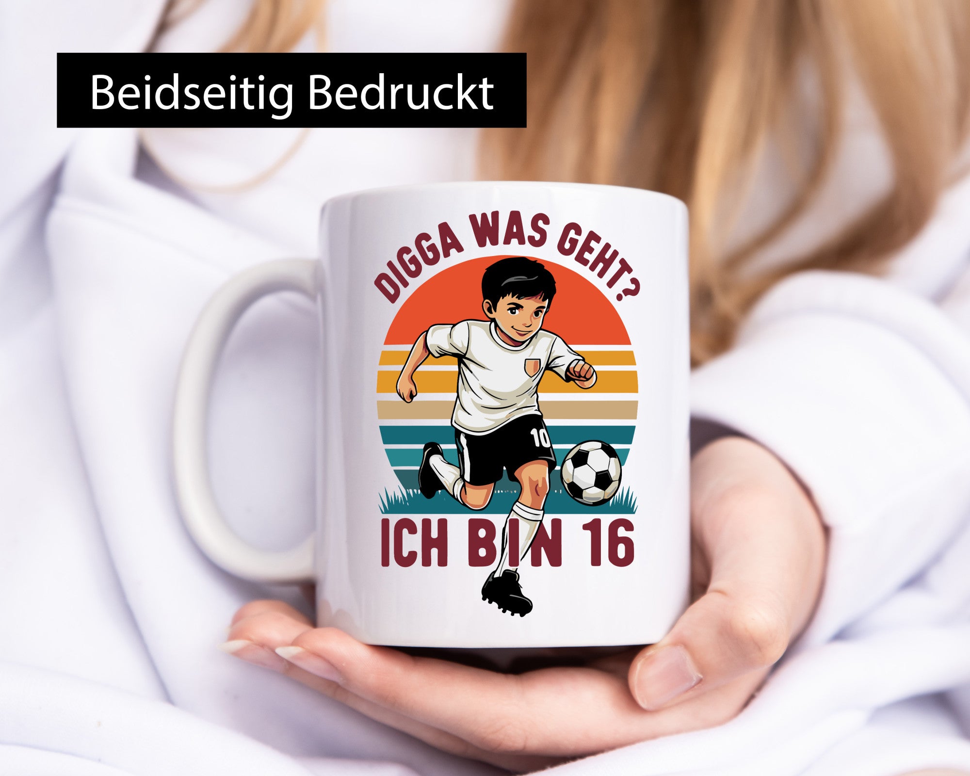 16 Geburtstag | Jahre Digga was geht ab Fußball Geschenk Geschenkidee lustiger