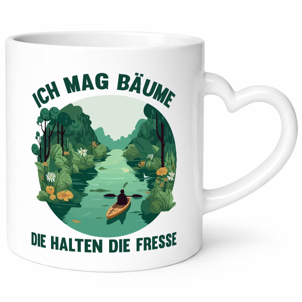 Ich mag Bäume die halten Fresse | Natur Wald lustiger Spruch Geschenk Humor