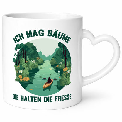 Ich mag Bäume die halten Fresse | Natur Wald lustiger Spruch Geschenk Humor