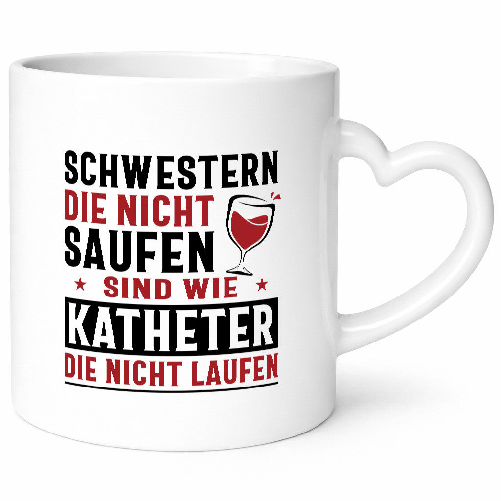 Schwestern die nicht saufen | Glas Sterne Geschenk Humor Geschenkidee lustiger