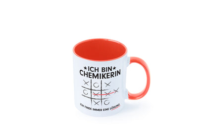 Lösung finden: Chemikerin | Chemie Labor v2 Humor Geschenkidee Tasse