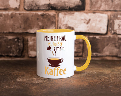 Meine Frau ist heißer als Kaffee | Ehe Partnerschaft Geschenk Humor
