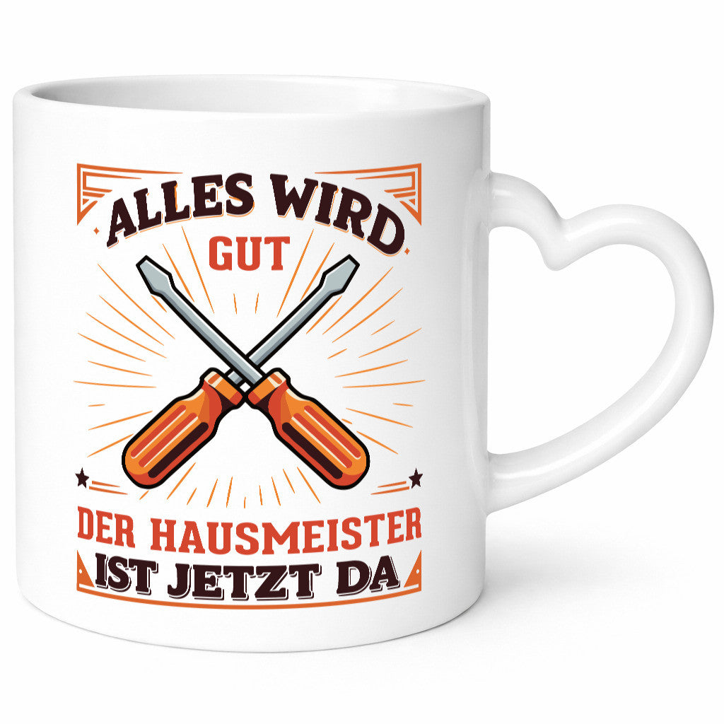 Hausmeister ist da | Facility Manager v2 Geschenk Humor Geschenkidee lustiger