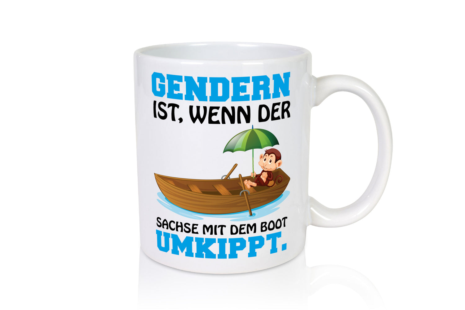 Der Sachse Kippt um lustiger Spruch Geschenk Humor Geschenkidee Tasse
