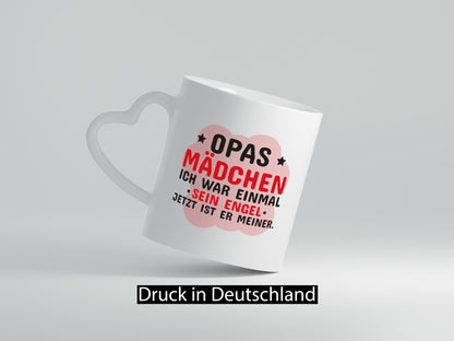 Opas Mädchen | Trauer Tasse Abschied Enkelin lustig Familie Geschenkidee