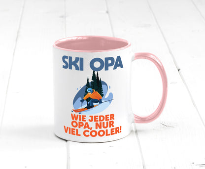 Ski Opa, normal, nur cooler | Skifahrer Bäume Schnee Geschenkidee Familie Humor