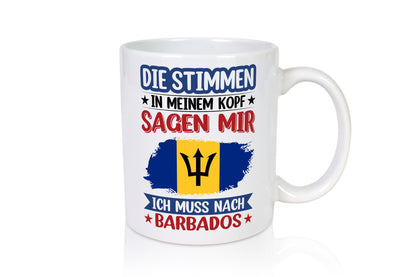Barbados | Urlaub Stimmen in meinem Kopf Traumland lustiger Spruch Geschenk