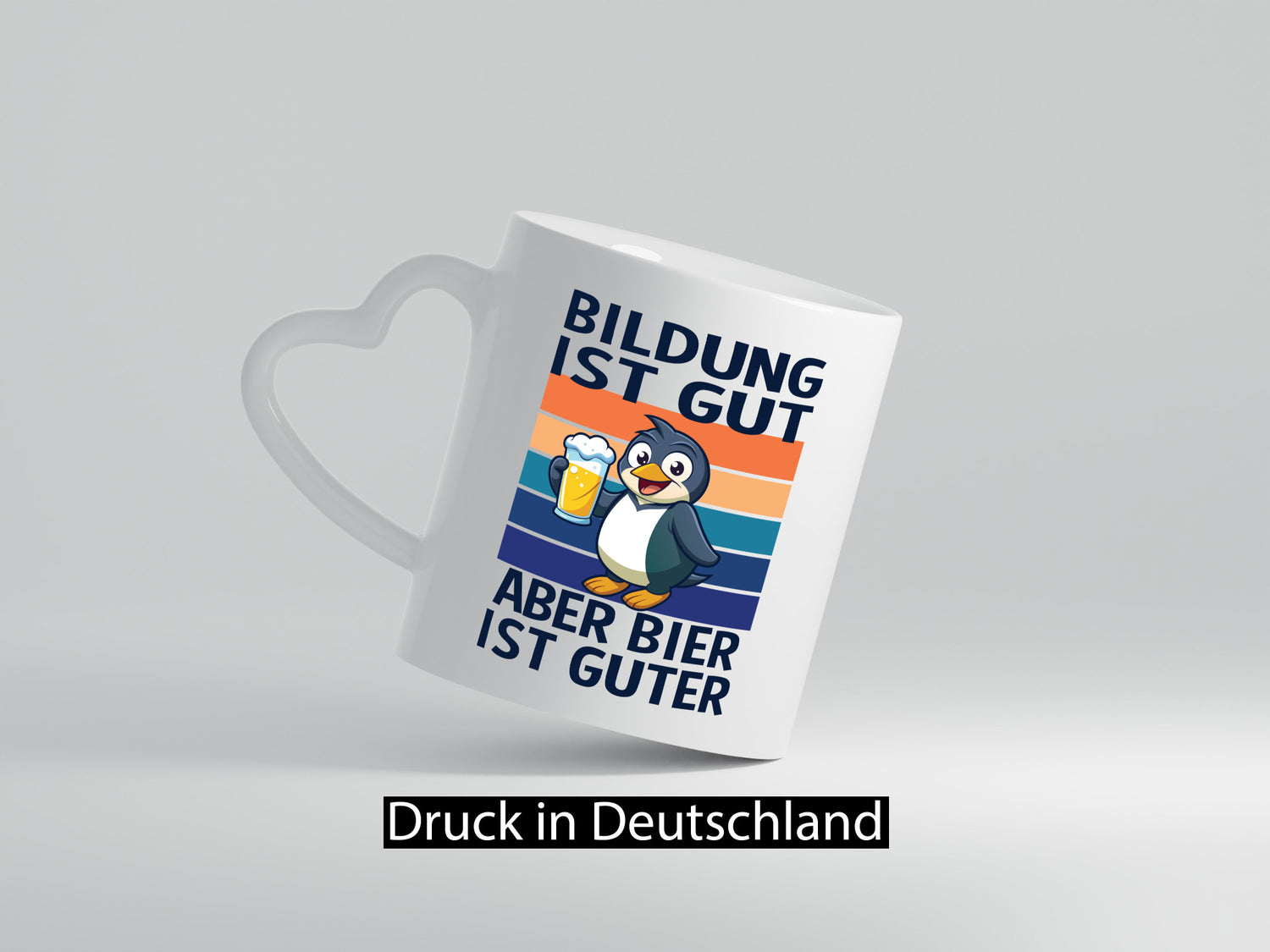 Bildung ist gut aber bier guter | sauf Spruch Geschenkidee Humor Tasse
