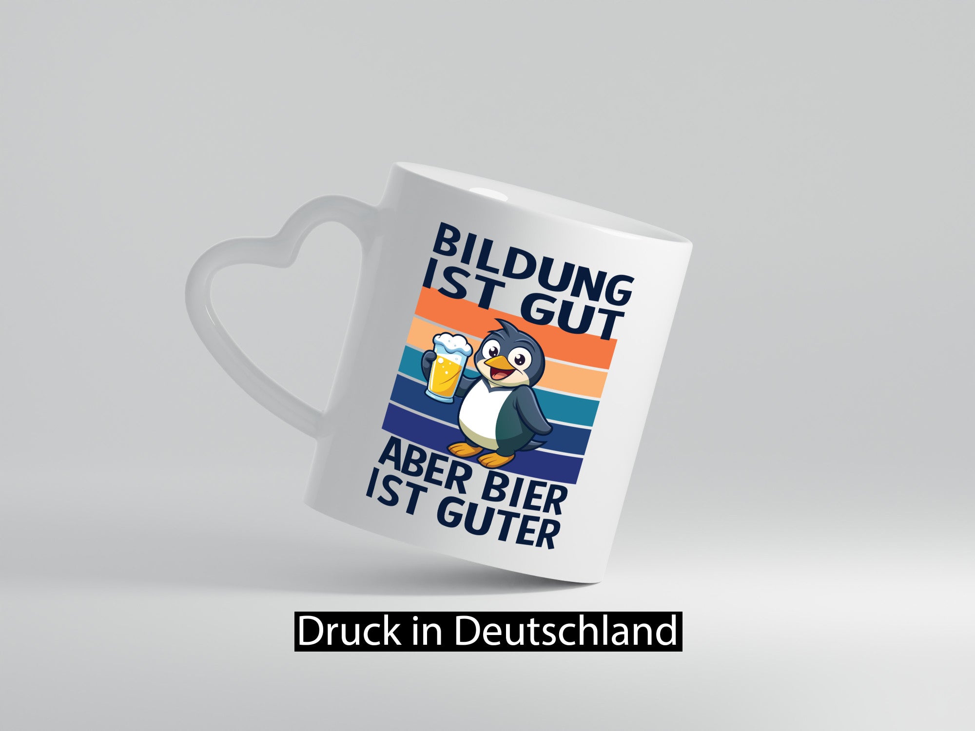 Bildung ist gut aber bier guter | sauf Spruch Geschenkidee Humor Tasse