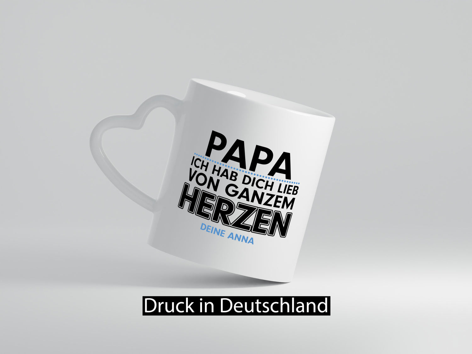 Papa Tasse | Tochter Vatertag schöner Spruch Geschenk Familie Geschenkidee