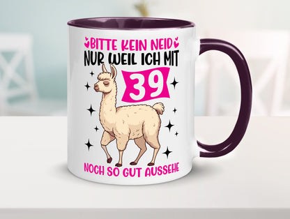 39. Geburtstag | 39 Jahre Lama gut aussehen Geschenk Geschenkidee lustiger