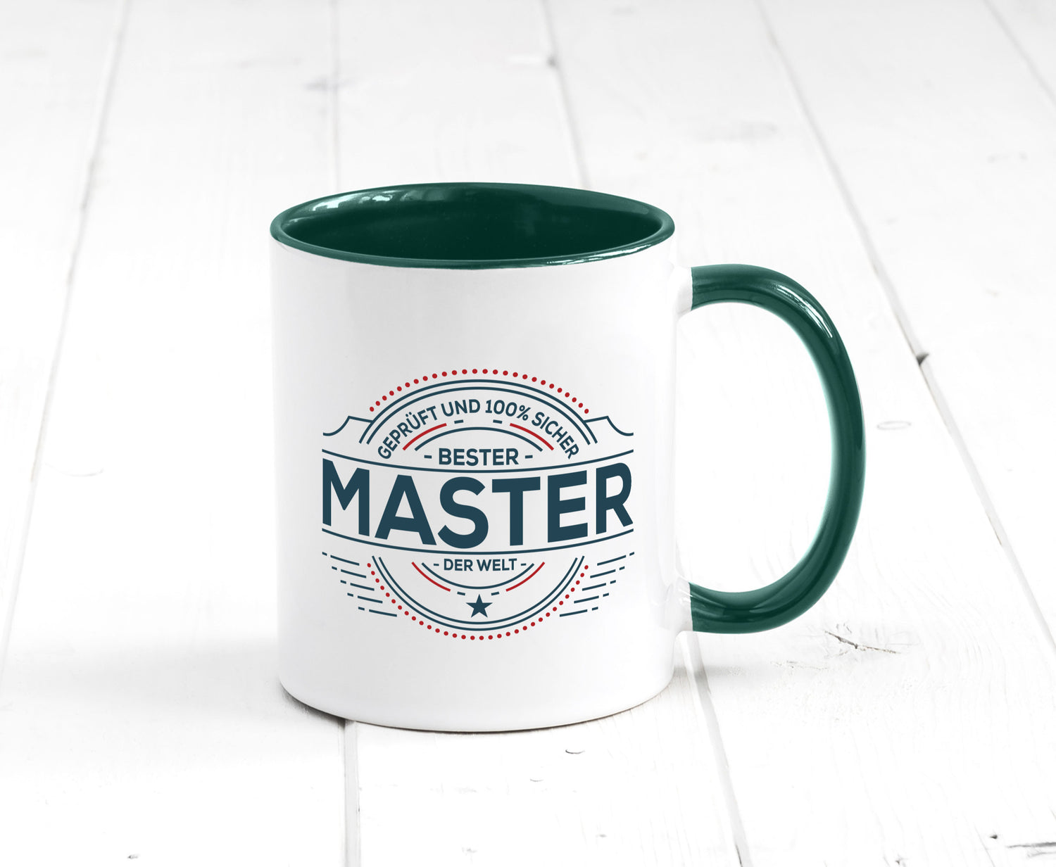 Geprüft und sicher: Master | Universität Student lustig Humor Geschenkidee