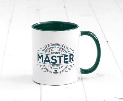 Geprüft und sicher: Master | Universität Student lustig Humor Geschenkidee
