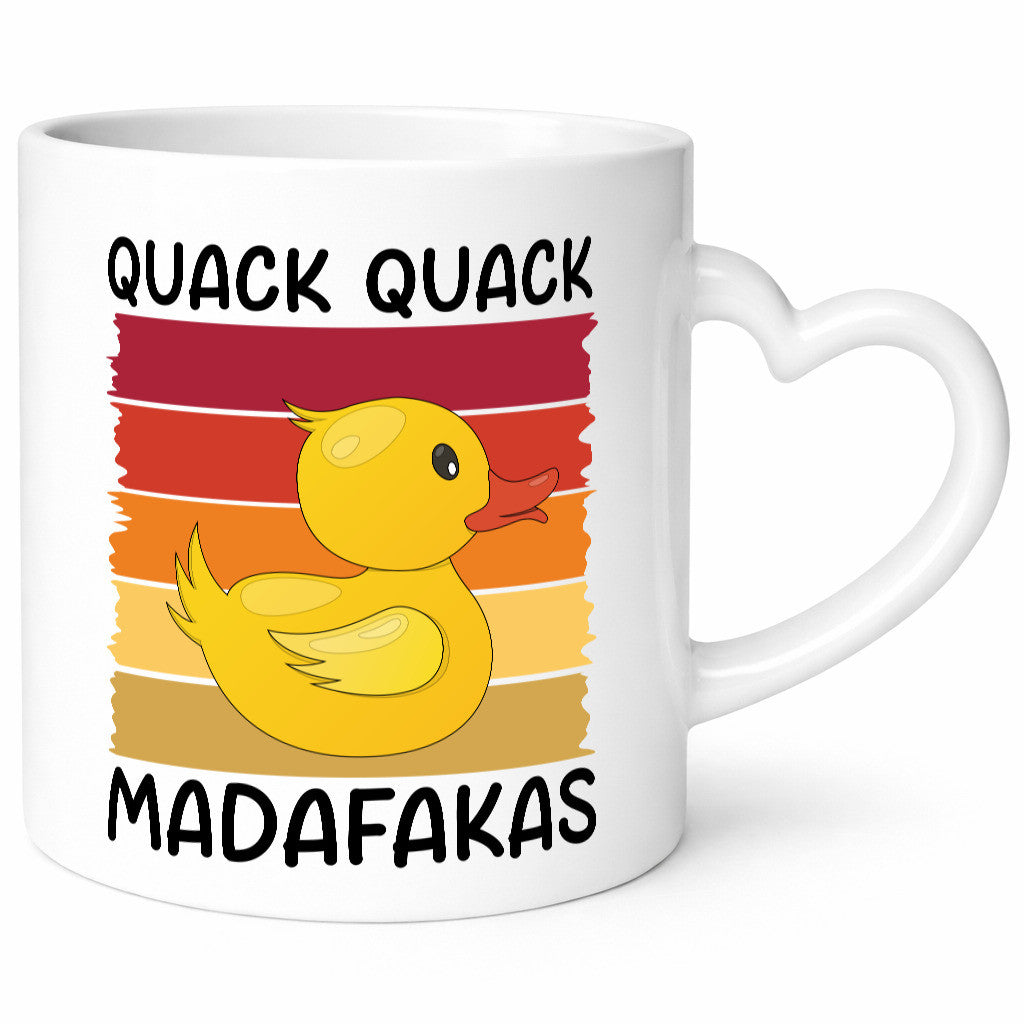 Quack Madafakas | Gummiente Ente Entchen v2 Humor Geschenkidee Tasse