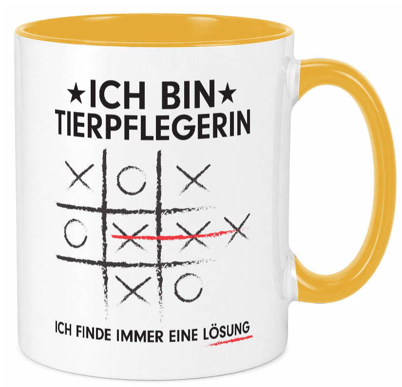 Löse Probleme: Tierpflegerin | Pflegeberuf Tierheim v3 Humor Arbeit Kollegen