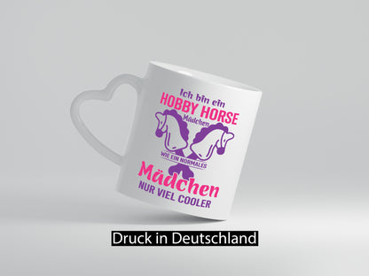 Ich bin ein Happy Horse Mädchen | Pferde Reiten Geschenkidee Humor Tasse