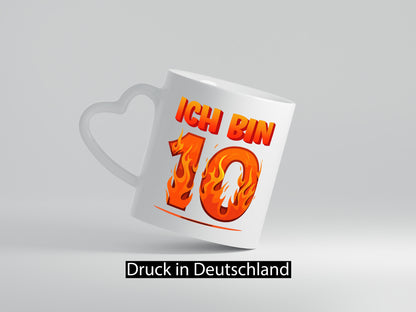 10. Geburtstag | 10 Jahre Drache lustiger Spruch Geschenk Geschenkidee Tasse