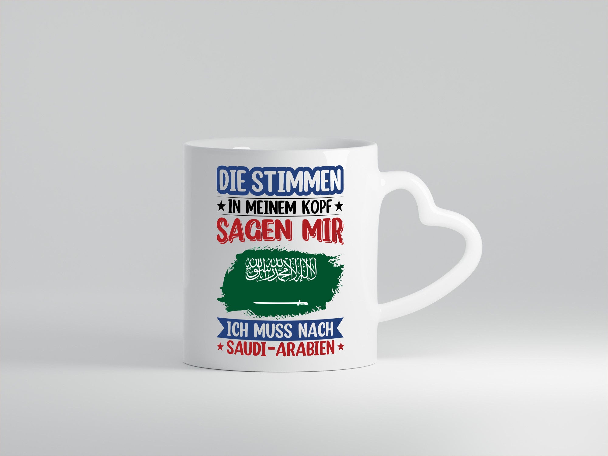 Saudi-Arabien | Urlaub Stimmen in meinem Kopf Traumland v2 Humor Geschenkidee