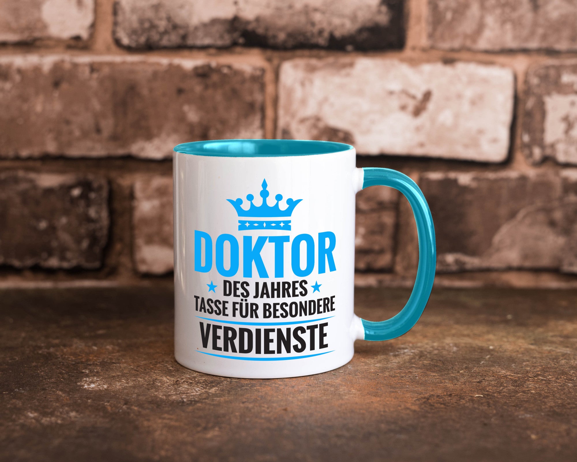 Besonderer Verdienst: Doktor | Doktorand Doktortitel Humor Geschenkidee Tasse