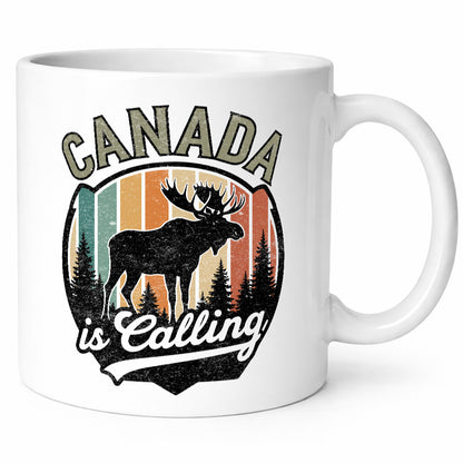 Canada is calling | Retro ruft an Urlaub Kanada lustiger Spruch Geschenk Humor