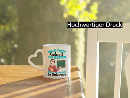 Im Universum: Deutschlehrerin | Lehrer Humor Geschenkidee Tasse