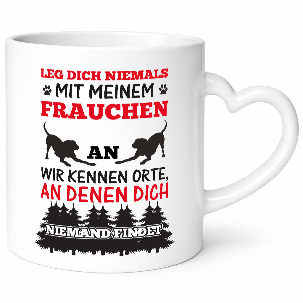 Mein Frauchen | Frauen Tasse Hundebesitzerin Spruch lustiger Geschenk