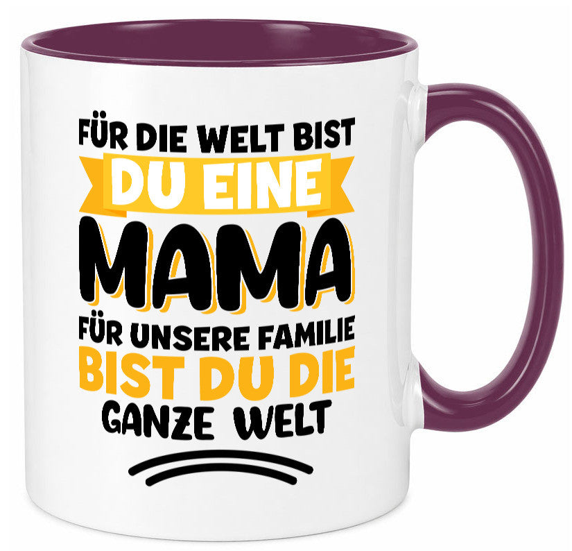Beste mama der Welt vl4 Geschenkidee Familie Humor Tasse