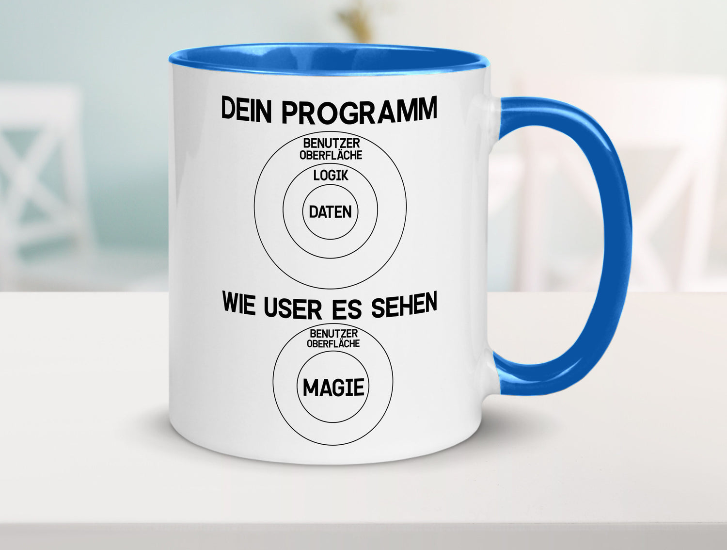 Wie User dein Programm sehen | Programmierer Magie Witz Geschenkidee Humor Tasse