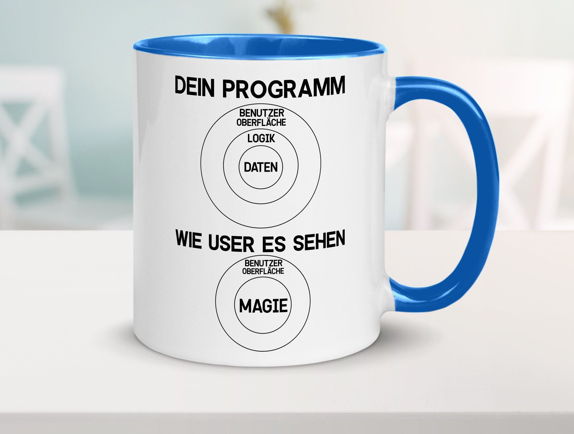 Wie User dein Programm sehen | Programmierer Magie Witz Geschenkidee Humor Tasse