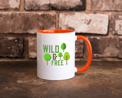 Wild and free | Freiheit Camper Hobbycamper Geschenkidee Humor Tasse