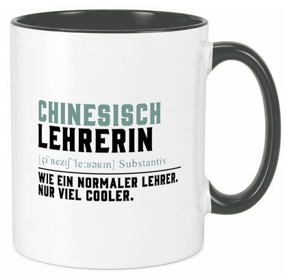 Chinesischlehrerin | Lehrer Unterricht Lieblingslehrerin Geschenk Humor Tasse