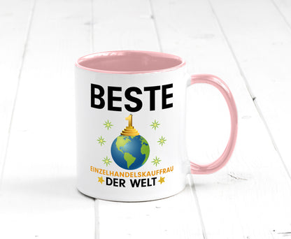 Welt Beste Einzelhandelskauffrau | Einzelhandel Geschenkidee Humor Tasse