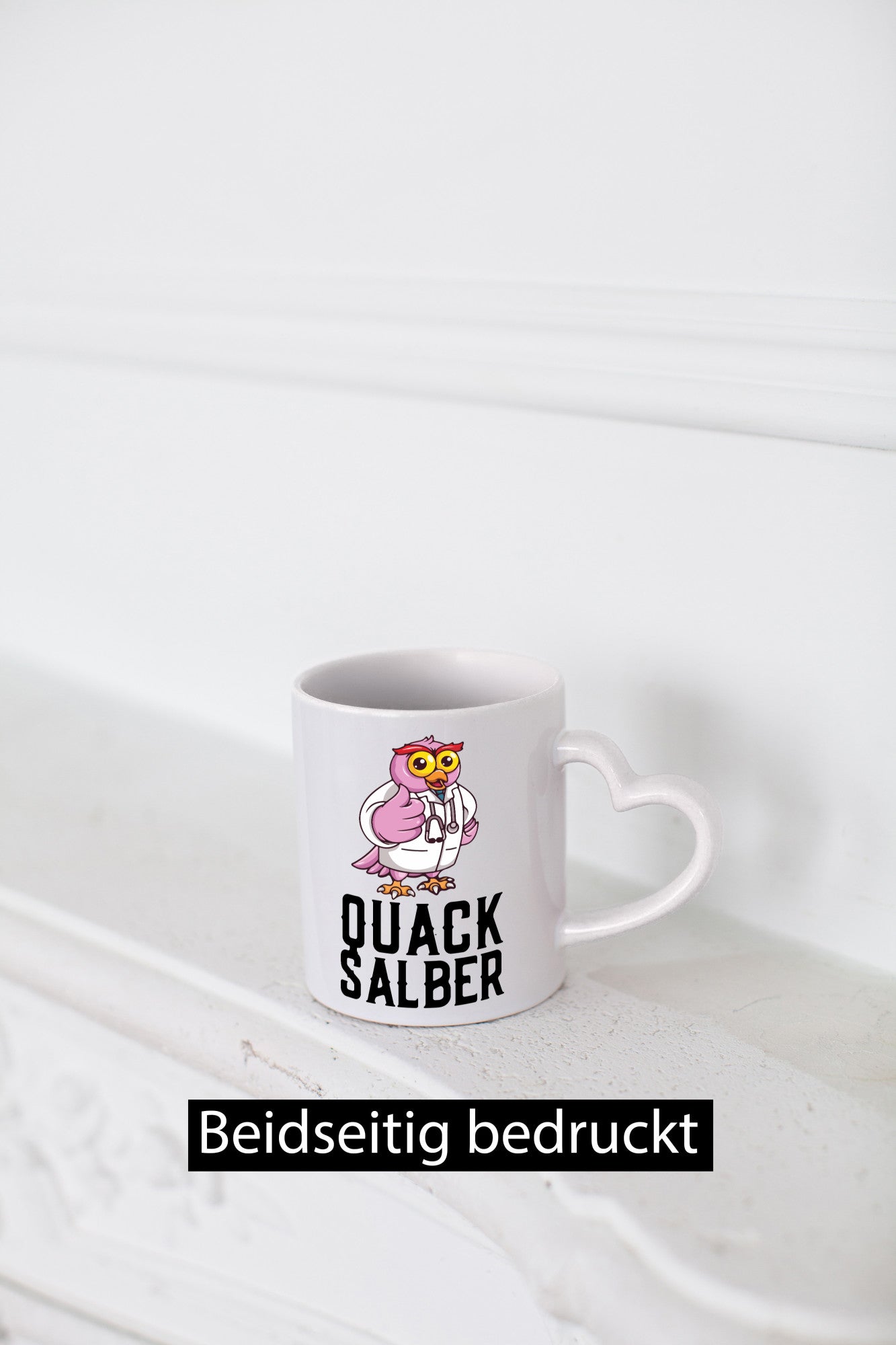Quacksalber | witzige Ente Comic Arzt Ärztin lustiger Spruch Geschenk Humor