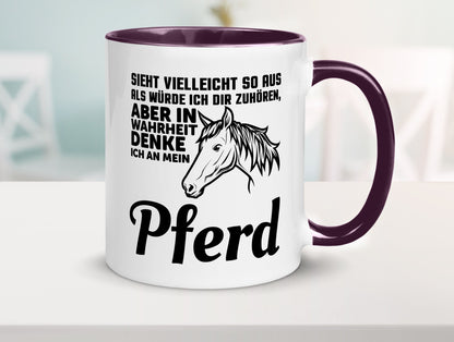 Pferde Spruch | Reiterin Tasse Pferdesport Reiten Humor Geschenkidee