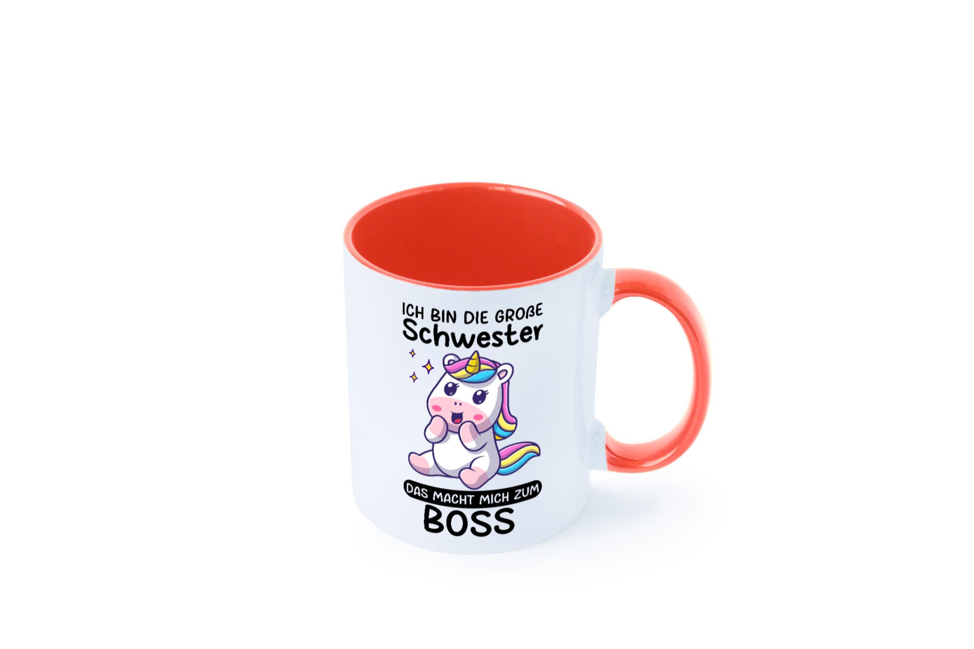 Große schwester macht mich zum Boss | Einhorn Geschwister lustiger Spruch