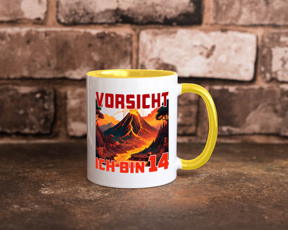 14. Geburtstag | 14 Jahre Vulkanausbruch Vulkan Geschenkidee Humor Tasse