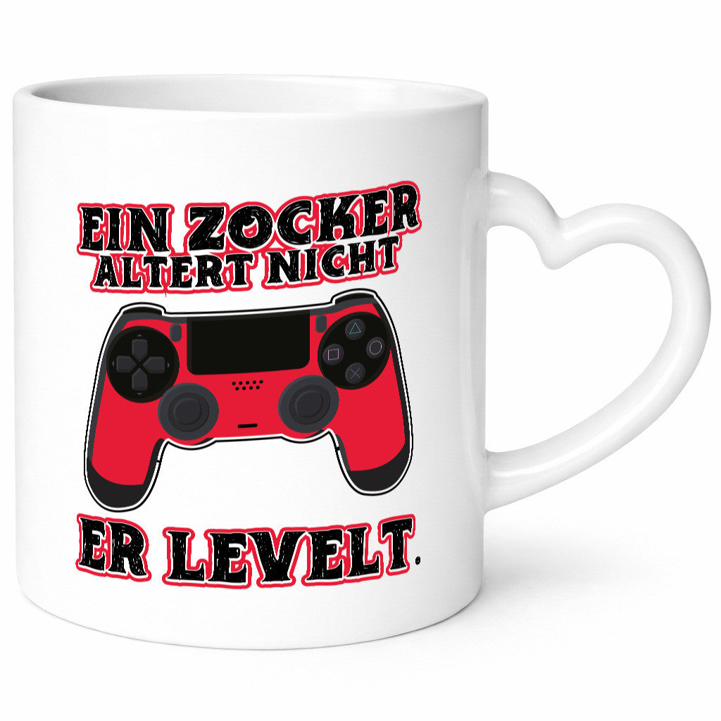 Zocker altern nicht Geschenk Humor Geschenkidee lustiger Spruch Tasse